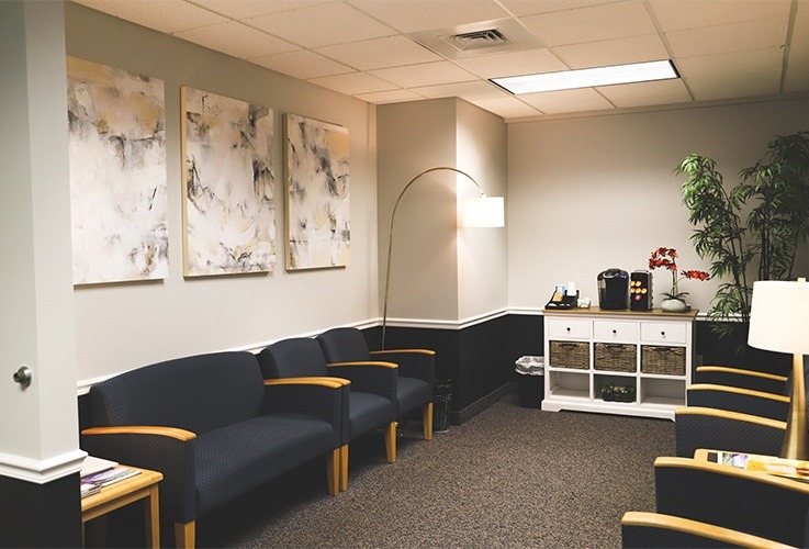 Medical office waiting room