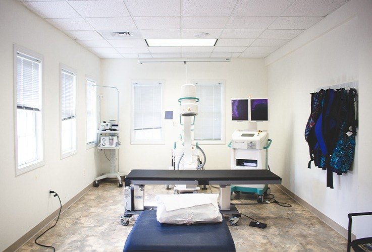 Sports medicine treatment room