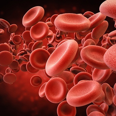 Animated blood platelets