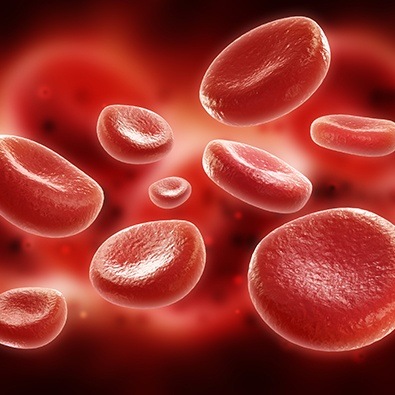 Animated blood platelets